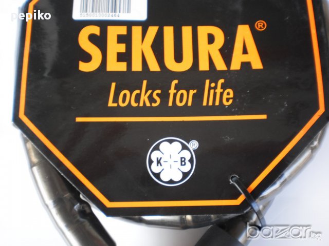 Продавам колела внос от Германия заключващо устройство,катинар за велосипед SEKURA Locks for life , снимка 5 - Аксесоари за велосипеди - 16866959