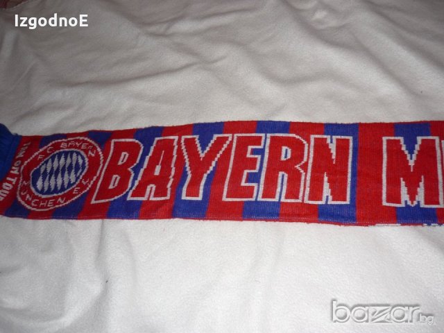 Оригинален футболен шал на Байерн Мюнхен, снимка 4 - Фен артикули - 20383483
