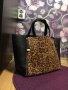 Уникална чанта с леопардов принт , снимка 7