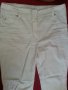 Дамски летен бял панталон - спортно елегантен памучен размер М, снимка 1 - Панталони - 15126289