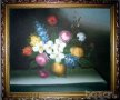 - 20 % -Продавам картини с цветя с маслени бои върху платно , снимка 6