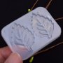 2 малки листа листенца листо за роза силиконов молд форма за украса декор торта смола бижута фондан , снимка 1 - Форми - 21483460