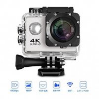 Екшън камера GoPlus 4K10, 4K Ultra HD, 2 инчов дисплей, 170° лещи, Водоустойчив, WiFI, снимка 1 - Спортна екипировка - 21083375