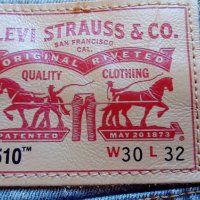  НОВО!!! levi's jeans оригинал размер 30/32 цвят сив levi strauss мъжки дънки, снимка 2 - Дънки - 22462688