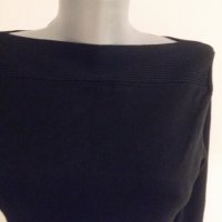 Черна дамска блуза, снимка 1 - Блузи с дълъг ръкав и пуловери - 24307154