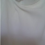 Дамска пола от бял копринен плат, снимка 2 - Поли - 15750423