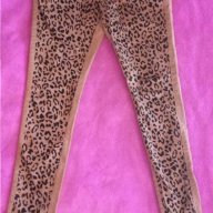 Кафяв панталон, шарка леопард, снимка 1 - Панталони - 17933510