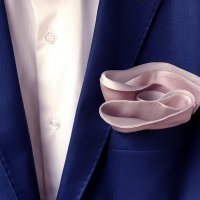 Луксозни мъжки кърпички от коприна, снимка 2 - Сватбени аксесоари - 23657020
