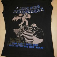 Черна дамска тениска ZARA - размер М, снимка 1 - Тениски - 21942088