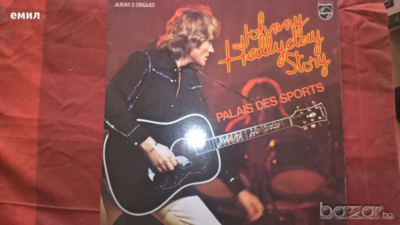  Johnny Hallyday ‎– Johnny Hallyday Story - Palais Des Sports , снимка 1