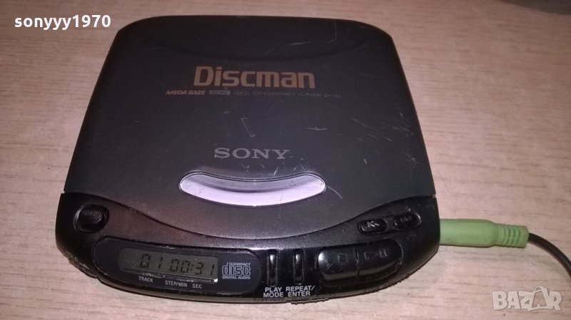 sony d-143 discman-здрав-внос швеицария, снимка 1