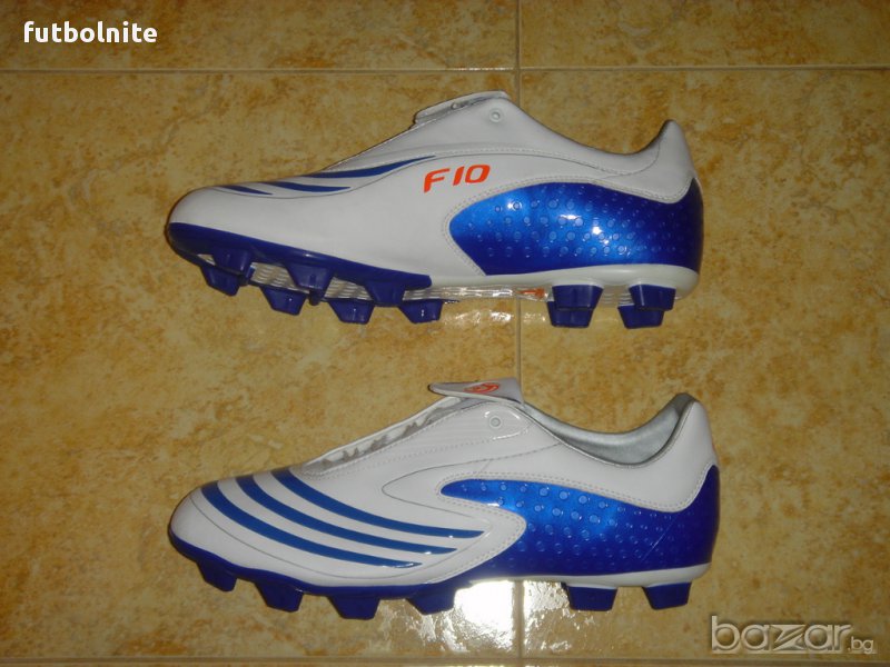 Адидас Футболни Обувки Нови Бутонки Adidas F10 Football Boots White F 10.8, снимка 1
