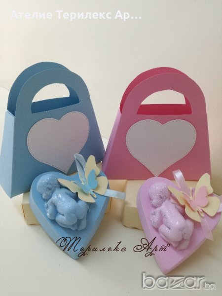 Луксозни подаръци за гости със сладко бебенце, снимка 1