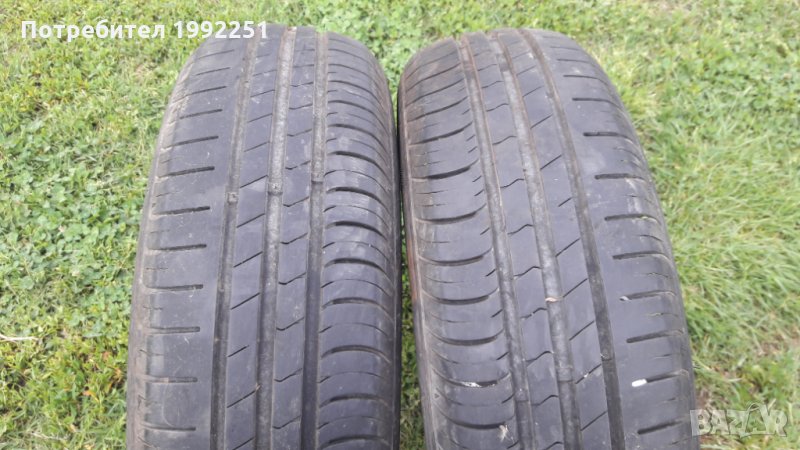 2бр летни гуми HANKOOK KinergyEco 155/65R14 DOT1112 6mm дълбочина на шарката. Цената е за 2бр., снимка 1