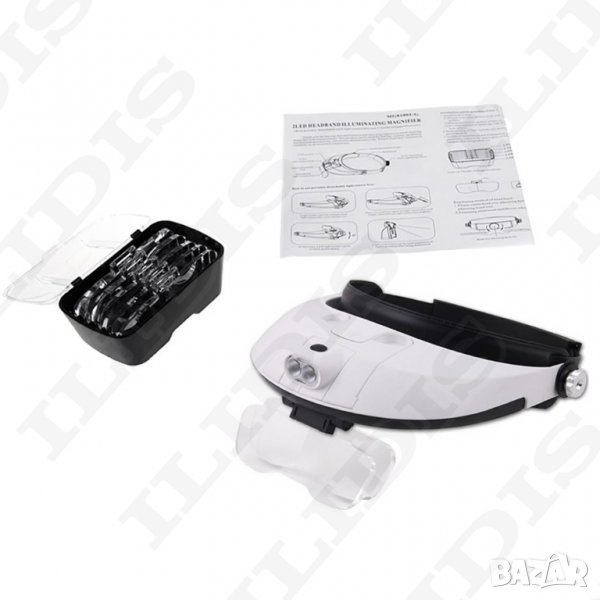 Лупа за четене и бродиране с осветление MG81001-G, снимка 1