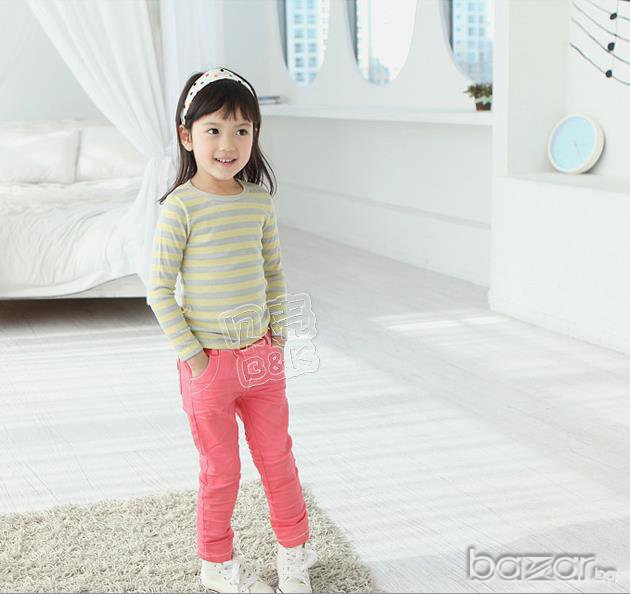 ПРОМОЦИЯ!!! Панталон тип дънки, цвят диня, снимка 1