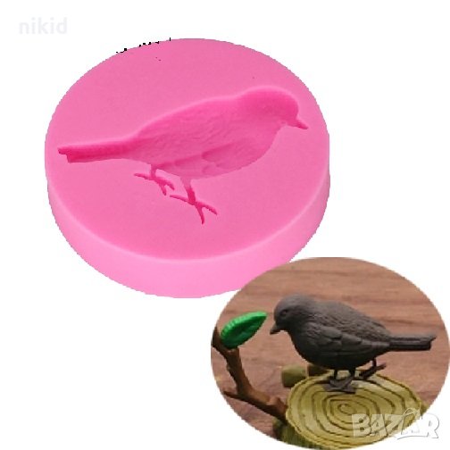 Врабче силиконов молд форма за декорация и украса торта фондан шоколад, снимка 1