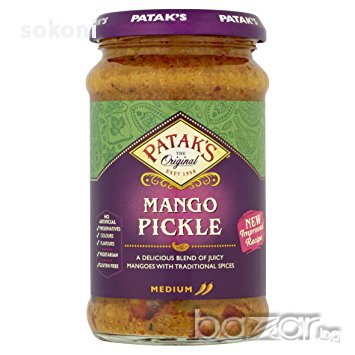 Patak Mango Pickle Medium / Патакс Манго Туршия 283гр;, снимка 1 - Домашни продукти - 17258583