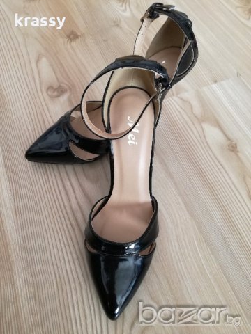 Нови официални дамски лачени обувки, снимка 2 - Дамски обувки на ток - 20768629