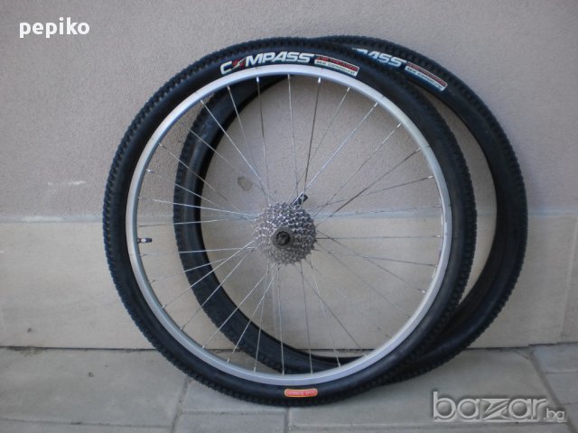 Продавам колела внос от Германия външни гуми за велосипед COMPASS 26 х 1,95, снимка 2 - Части за велосипеди - 14286338