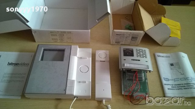 Bitronvideo-домофон с дисплеи и камера-внос швеицария