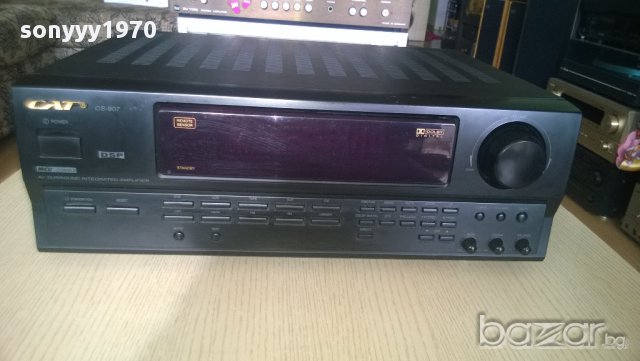 cat cs-907-av receiver-6 канала с активен изход за събуфер от швеицария