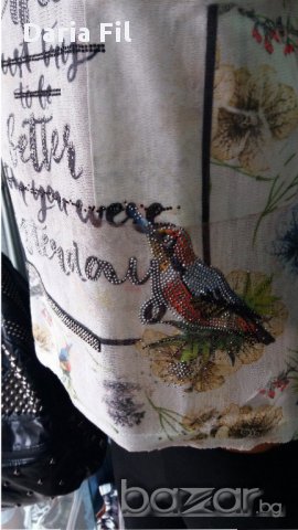 НЕВЕРОЯТНО КРАСИВА БЛУЗА, снимка 4 - Тениски - 18018211
