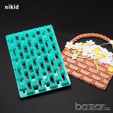 кошница тип мрежа ограда решетка за украса и декор на торт фондан борд