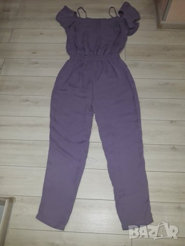 Дамски летен лилав гащеризон , снимка 2 - Гащеризони - 23434016