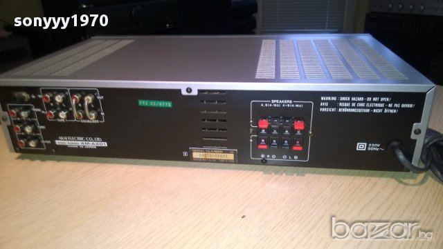 akai am-a201-stereo amplifier-made in japan-внос швеицария, снимка 6 - Ресийвъри, усилватели, смесителни пултове - 8904976