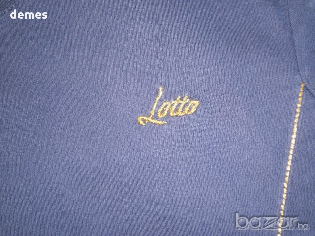 Оригинална тениска в тъмно синьо LOTTO, размер S, снимка 2 - Тениски - 14911109