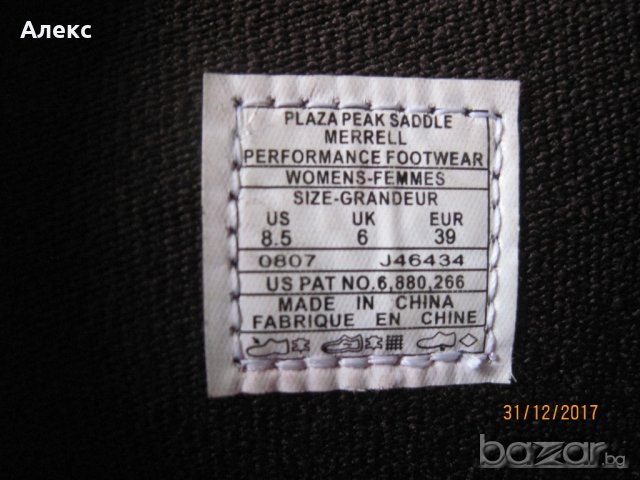 Merrell - ботуши естествена кожа, снимка 3 - Дамски ботуши - 20301484