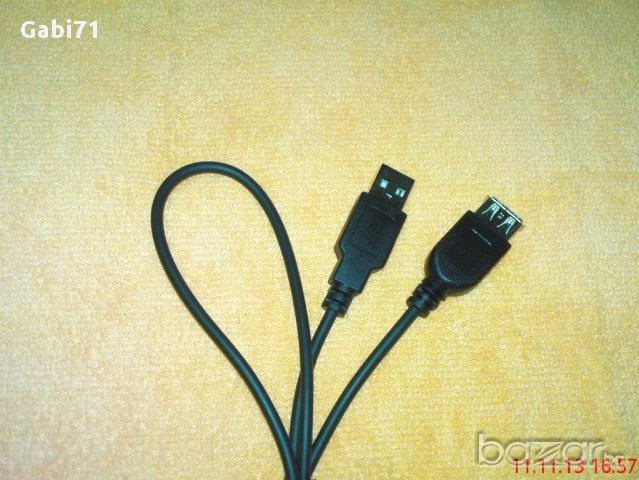 Usb Универсално, със мъжки и женски изводи, чисто ново, дължина 80 см