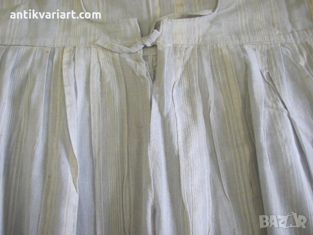 19 век Фолк Арт Женска Риза, снимка 4 - Антикварни и старинни предмети - 25075069