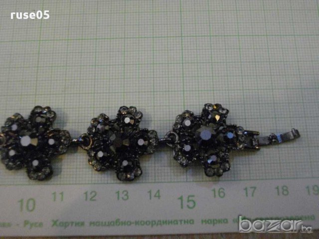 Верижка с камъни имитационна бижутерия, снимка 4 - Гривни - 11798527