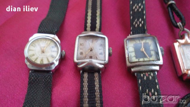 Стари дамски механични работещи-, снимка 5 - Антикварни и старинни предмети - 13856505