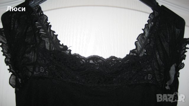 рокля черна-ефирна, снимка 8 - Рокли - 23703593