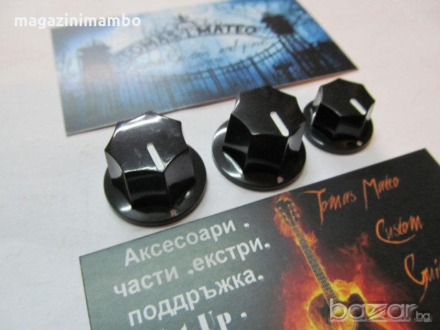 Jazz Bass Set KNOBS (2+1), снимка 2 - Китари - 19585699