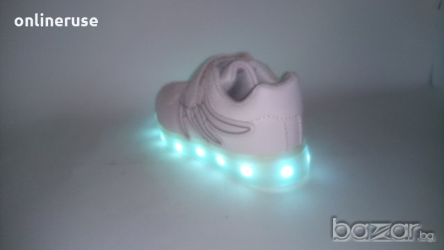 Детски маратонки светещи (крила) USB - зареждане, снимка 11 - Детски маратонки - 19136172