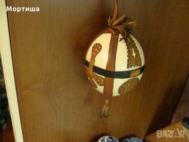 Щраусово яйце от Африка , снимка 3 - Декорация за дома - 25500317