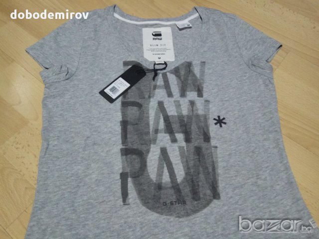 Нова тениска G-Star RAW Phili Slim T-Shirt, оригинал, снимка 10 - Тениски - 17083318