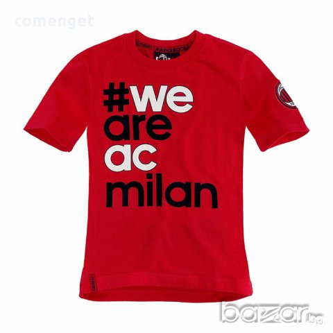 NEW!!! Мъжки И Детски тениски WE ARE AC MILAN / МИЛАН. Поръчай модел с ТВОЯ идея!, снимка 2 - Тениски - 17908205