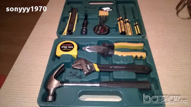 Инструменти в куфар-28х22см-нови, снимка 2 - Куфари с инструменти - 17896915