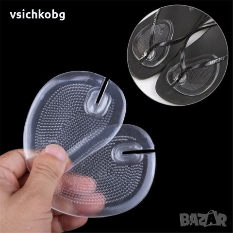 Силиконови възглавнички за джапанки и чехли с каишка между пръстите, снимка 1