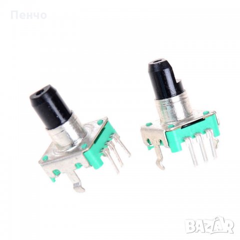  Ротационен енкодер EC12 аудио цифров потенциометър 15 мм за радио на кола музика озвучаване CD Play, снимка 2 - Аксесоари и консумативи - 21976397