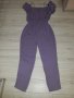 Дамски летен лилав гащеризон , снимка 2