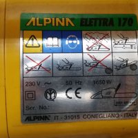 Електрическа резачка Alpina elettra 170, снимка 6 - Градинска техника - 25619054