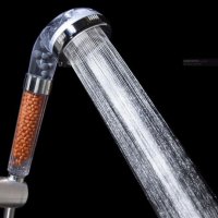 Ново! Турмалинов алкализиращ душ-слушалка омекотява и йонизира водата, снимка 4 - Душ кабини и вани - 20424222