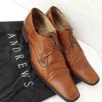 Andrews - кожени обувки, снимка 1 - Ежедневни обувки - 25708648