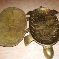 антика костенурка-ретро колекция-мед/месинг-внос франция, снимка 10 - Колекции - 21303331